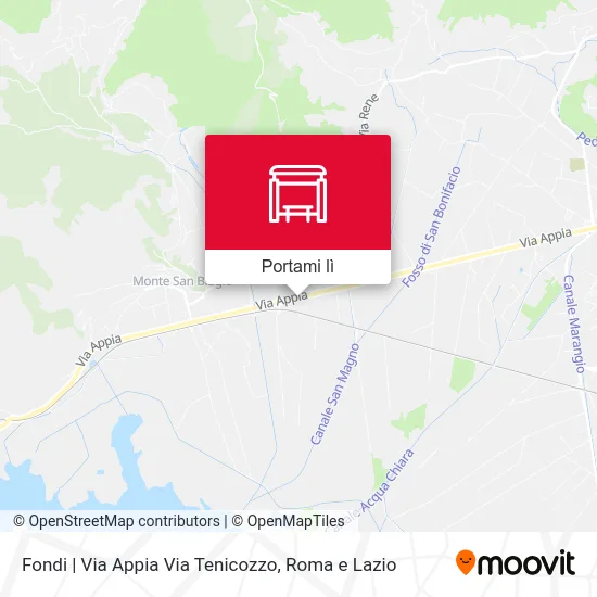 Mappa Fondi | Via Appia Via Tenicozzo