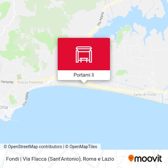 Mappa Fondi | Via Flacca (Sant'Antonio)