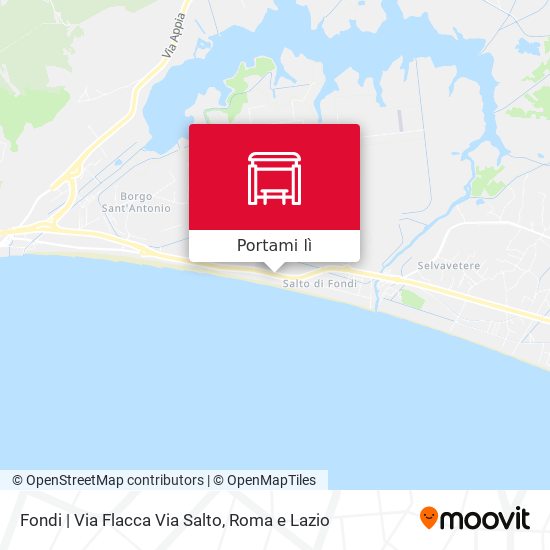 Mappa Fondi | Via Flacca Via Salto