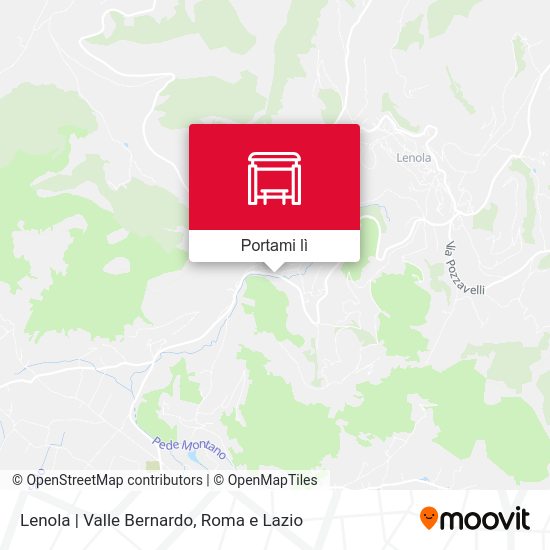 Mappa Lenola | Valle Bernardo