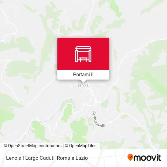 Mappa Lenola | Largo Caduti