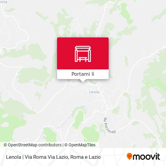 Mappa Lenola | Via Roma Via Lazio