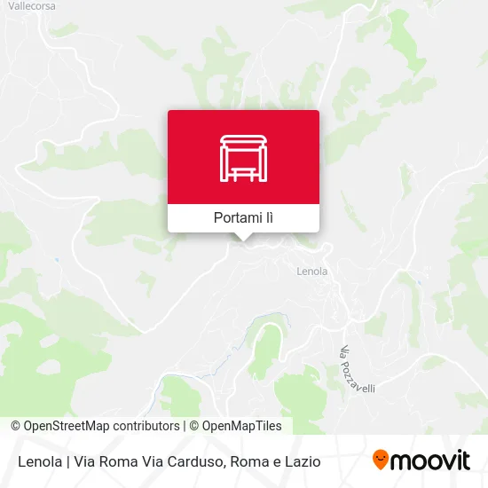 Mappa Lenola | Via Roma Via Carduso