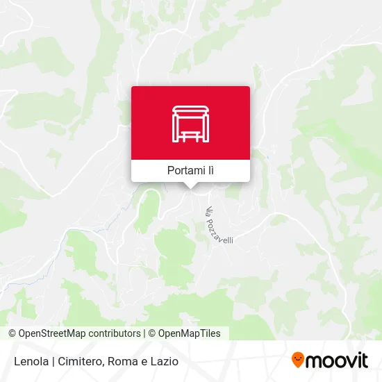 Mappa Lenola | Cimitero