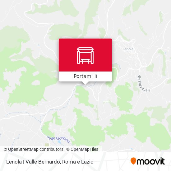 Mappa Lenola | Valle Bernardo