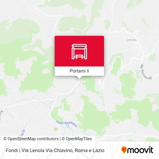 Mappa Fondi | Via Lenola Via Chiavino
