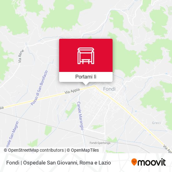 Mappa Fondi | Ospedale San Giovanni