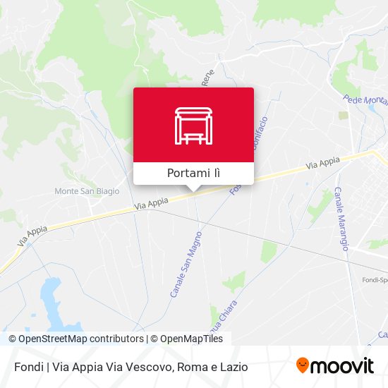 Mappa Fondi | Via Appia Via Vescovo