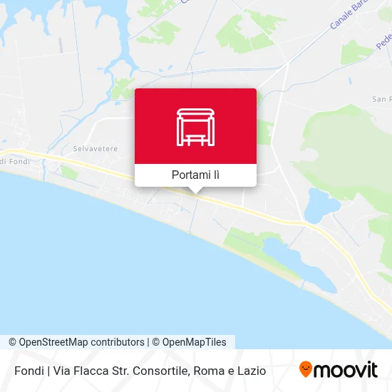 Mappa Fondi | Via Flacca Str. Consortile