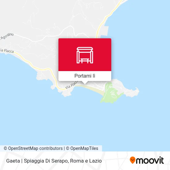 Mappa Gaeta | Spiaggia Di Serapo