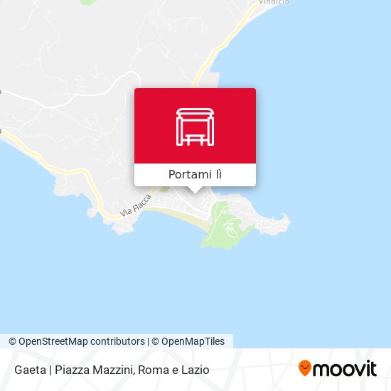 Mappa Gaeta | Piazza Mazzini