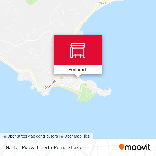 Mappa Gaeta | Piazza Libertà