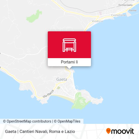 Mappa Gaeta | Cantieri Navali
