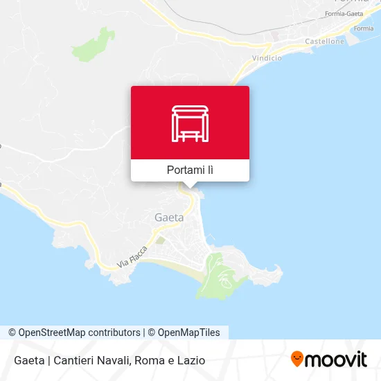 Mappa Gaeta | Cantieri Navali