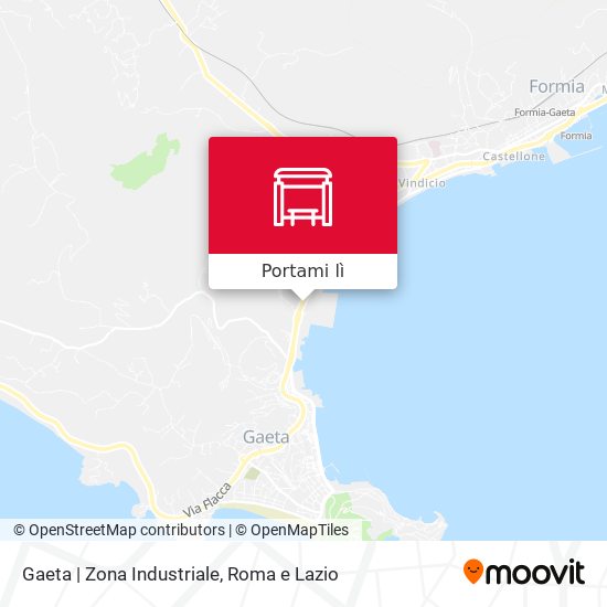 Mappa Gaeta | Zona Industriale