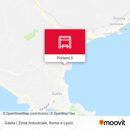 Mappa Gaeta | Zona Industriale