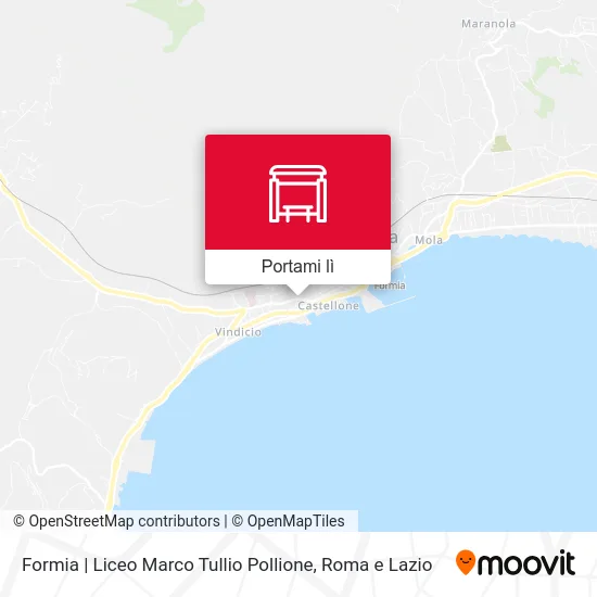 Mappa Formia | Liceo Marco Tullio Pollione