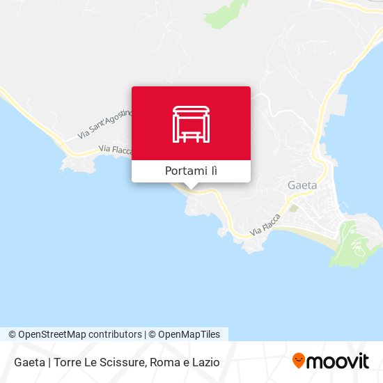Mappa Gaeta | Torre Le Scissure