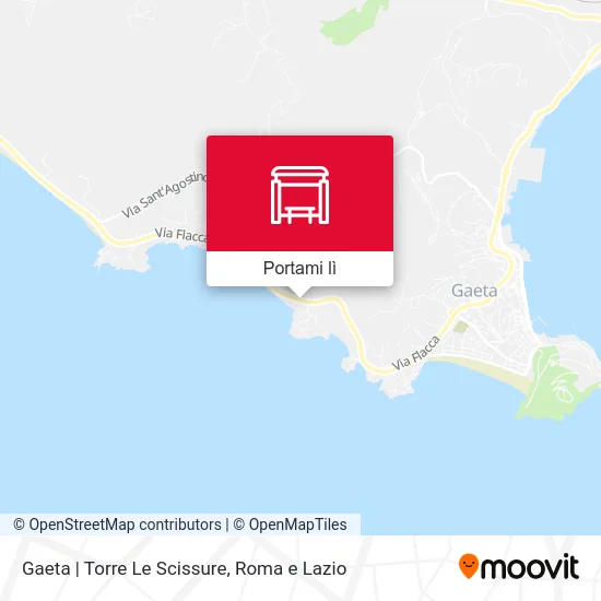 Mappa Gaeta | Torre Le Scissure