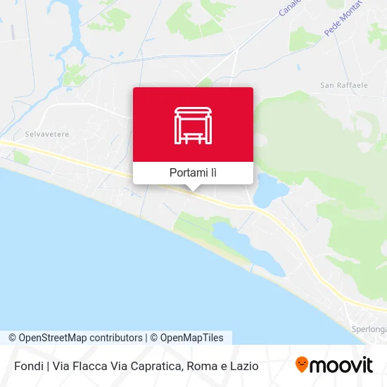 Mappa Fondi | Via Flacca Via Capratica