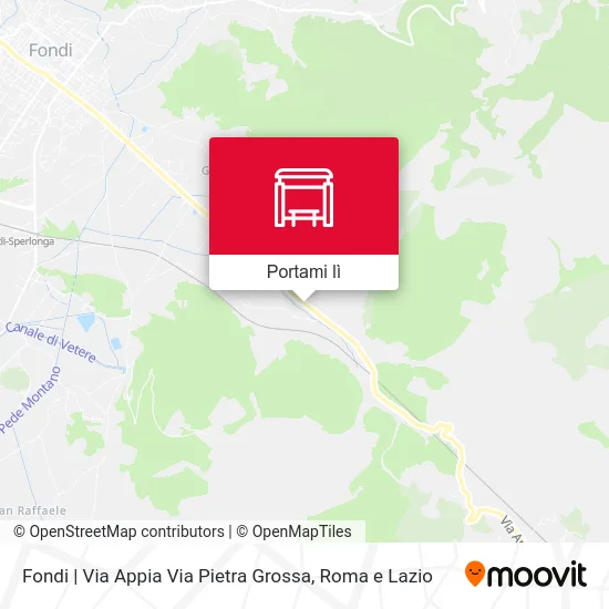 Mappa Fondi | Via Appia Via Pietra Grossa