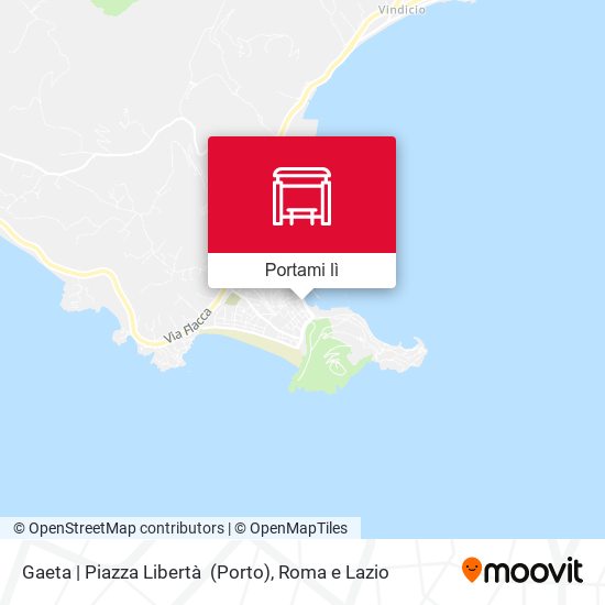 Mappa Gaeta | Piazza Libertà  (Porto)
