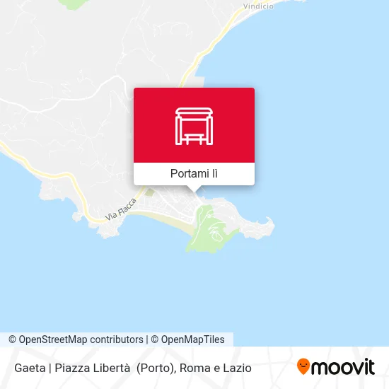Mappa Gaeta | Piazza Libertà  (Porto)