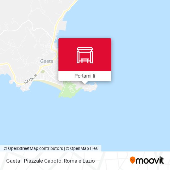 Mappa Gaeta | Piazzale Caboto
