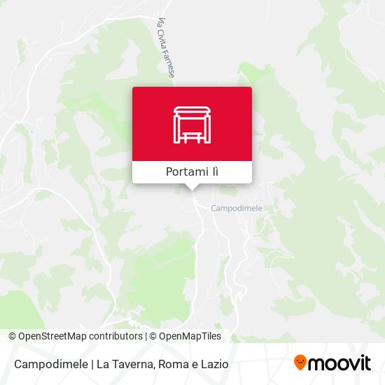 Mappa Campodimele | La Taverna