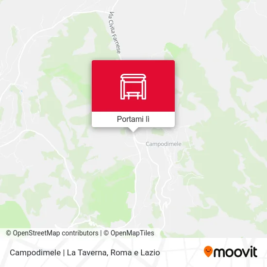 Mappa Campodimele | La Taverna