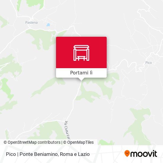 Mappa Pico | Ponte Beniamino