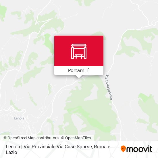 Mappa Lenola | Via Provinciale Via Case Sparse