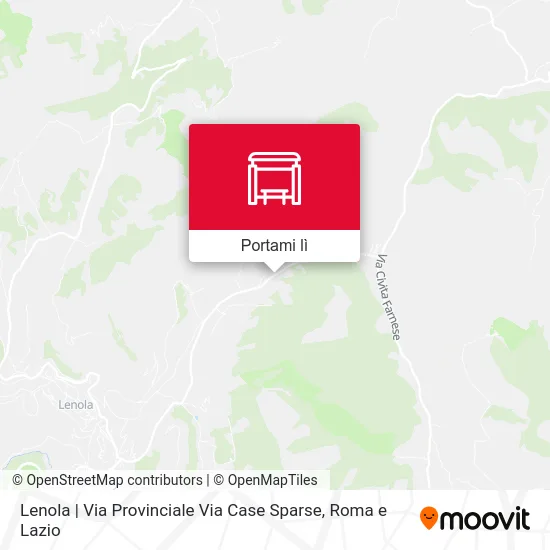 Mappa Lenola | Via Provinciale Via Case Sparse