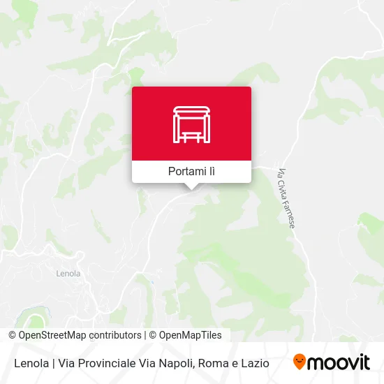 Mappa Lenola | Via Provinciale Via Napoli