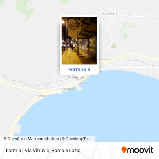 Mappa Formia | Via Vitruvio