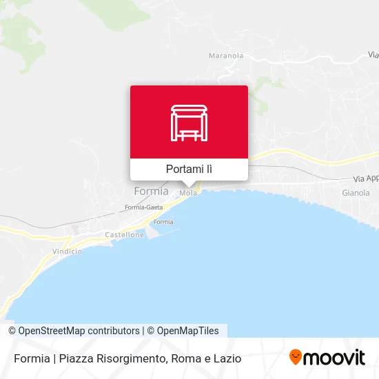 Mappa Formia | Piazza Risorgimento