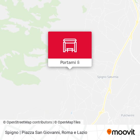 Mappa Spigno | Piazza San Giovanni