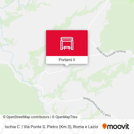 Mappa Ischia C. | Via Ponte S. Pietro (Km 3)