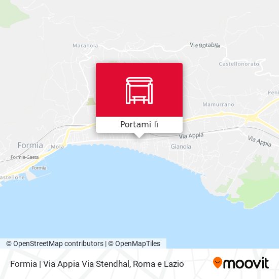 Mappa Formia | Via Appia Via Stendhal