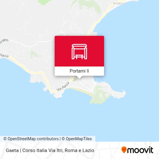 Mappa Gaeta | Corso Italia Via Itri