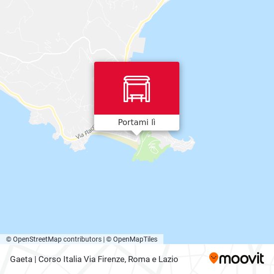 Mappa Gaeta | Corso Italia Via Firenze