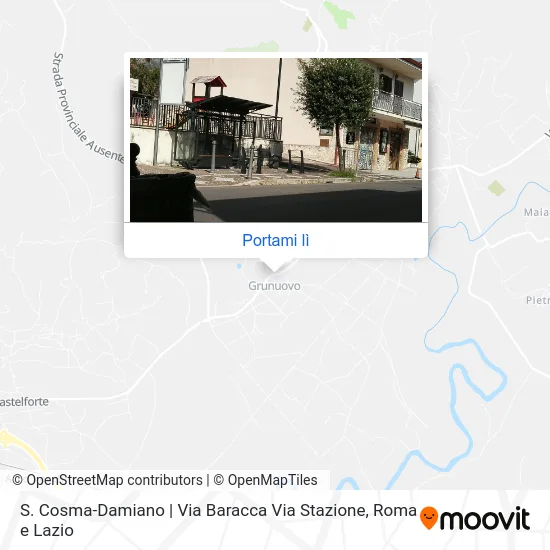 Mappa S. Cosma-Damiano | Via Baracca Via Stazione