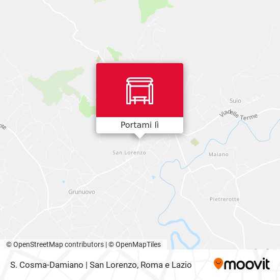 Mappa S. Cosma-Damiano | San Lorenzo