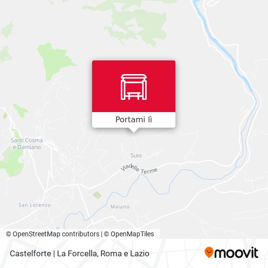 Mappa Castelforte | La Forcella