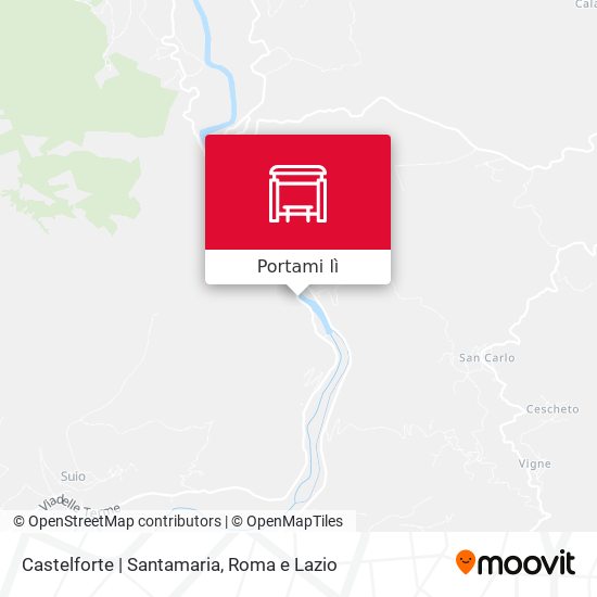 Mappa Castelforte | Santamaria