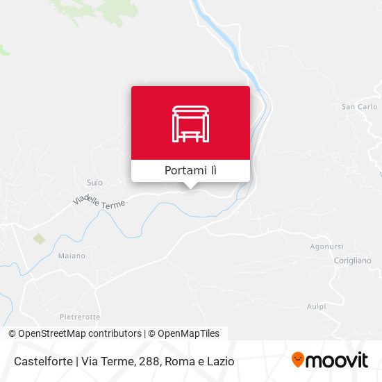 Mappa Castelforte | Via Terme, 288