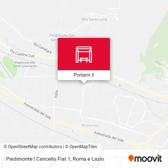 Mappa Piedimonte | Cancello Fiat 1