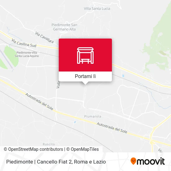 Mappa Piedimonte | Cancello Fiat 2