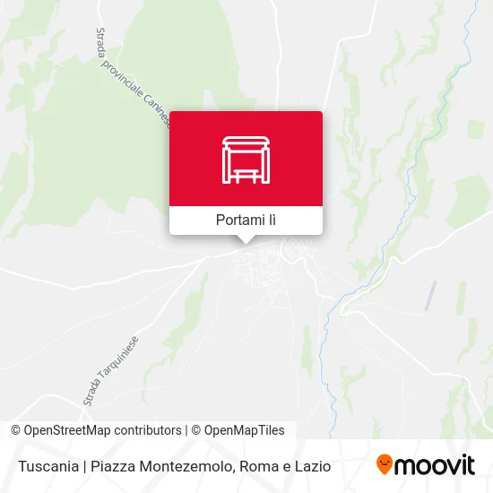 Mappa Tuscania | Piazza Montezemolo