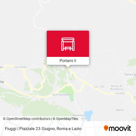 Mappa Fiuggi | Piazzale 23 Giugno